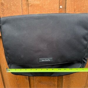 Vera Bradley Black Professional Messenger Bag